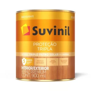 Verniz Suvinil Filtro Solar Brilh. Canela 0,9l