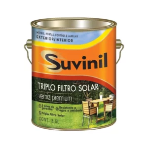 Suvinil Verniz Triplo Filtro Solar Fosco 3,6 Litros 3,6 Litros - Imagem 1