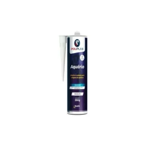 Silicone Aquario Incolor 260g Poliplas - Imagem 1
