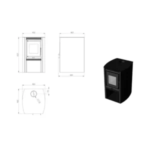 Calefator Dupla Combustao Montevideo 680gf - Imagem 6