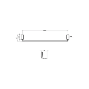 Toalheiro Barra Lorenway 2040 C30 - Imagem 3