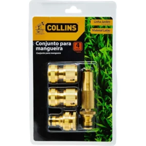 Conjunto para Mangueira 4 Pcs Latao - Imagem 1