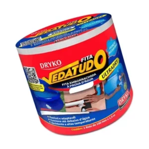 Fita Adesiva Branca 100mm 1,5m Dryko