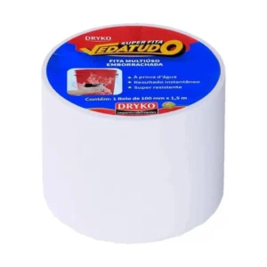 Fita Adesiva Branca 100mm 1,5m Dryko - Imagem 3