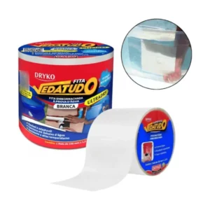 Fita Adesiva Branca 100mm 1,5m Dryko - Imagem 5