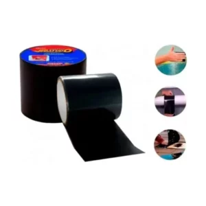 Fita Adesiva Preta 100mm 1,5m Dryko - Imagem 5