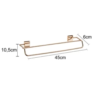 Toalheiro de Parede Duplo 45cm Cobre - Imagem 2