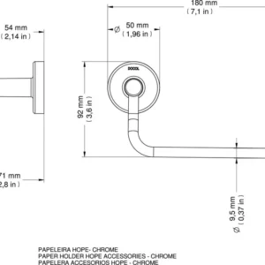 Kit Acessorios Hope 05 Pcs Cromado Docol - Imagem 3