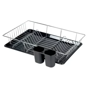 Escorredor de Louças Preto 18 Pratos - Imagem 2