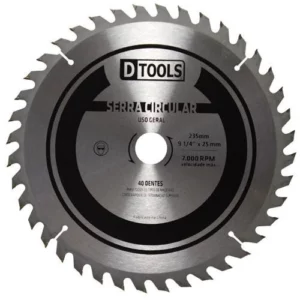 Serra Circular 9 1/4 40d C/videa Dtools - 13399