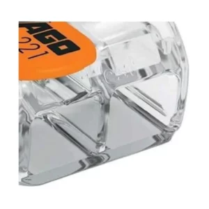 Conector Emenda 221 2 Polos 4mm Wago - Imagem 4
