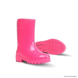Bota Borracha Rosa Kids - Imagem 1