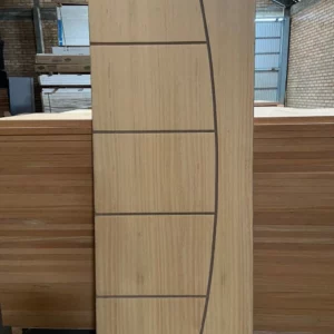 Porta 70 Int Folha Angelim Trabalhada