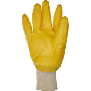 Luva Banh Nitrilica Amarela  9" G  Worker - Imagem 3