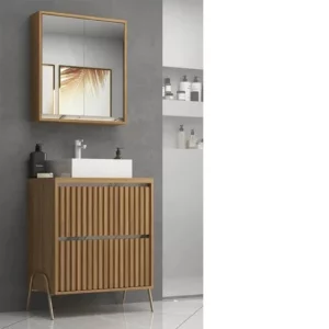 Kit Balcao Cewal 60cm Ref.651 (itapua/portoro) - Imagem 1