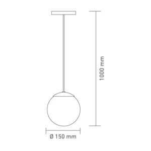 Pendente Chelsea 1 Dourado - Imagem 3