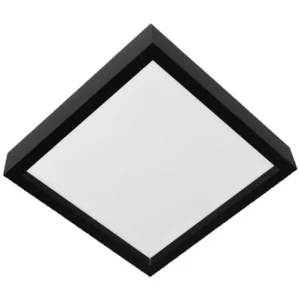 Lum Painel Led Quad Sob Preto 24w 4000k 28x28 Cristallux