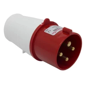 Plug Blindado 32a 3p+t 380v Vermelho 59806
