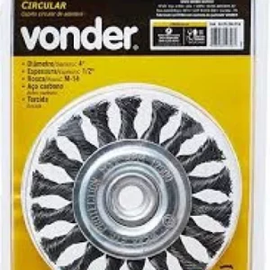 Escova Circular 4 1/2 M-14  1/4  Vonder.