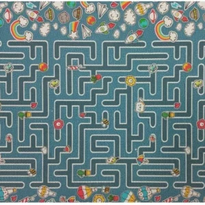 Tapete Infantil 1,30 Labirinto Kapazi - Imagem 1