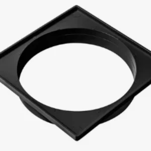 Porta Grelha Pvc 15x15 Quadrada Preto