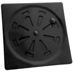 Grelha Quadrada 15 X 15 C/ Fecho Preta Flux