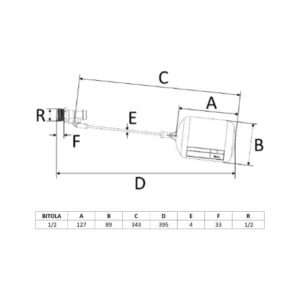 Torneira Boia Caixa Dagua 1/2 Amanco - Imagem 2