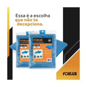 Lona Polietileno Laranja 5 X 3 Vonder/foxlux - Imagem 4