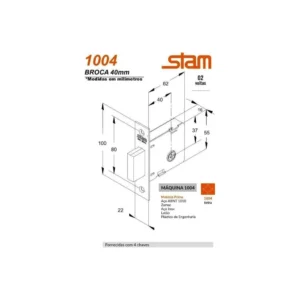 Fechad. Stam Aux 1004 (par) Oxid - Imagem 3