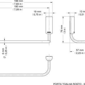 Kit Acesorios Idea Crom 5 Peças Docol