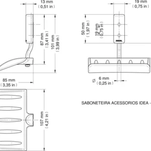 Kit Acesorios Idea Crom 5 Peças Docol - Imagem 3
