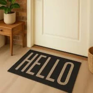 Capacho Vinilico 60x40cm Hello