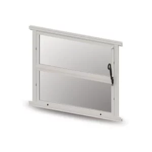 Basculante Aluminio C/vidro 60l X 40a  Branco