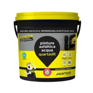 Pintura Asfaltica Acqua - Gl 3,6l Quartzolit - Imagem 1