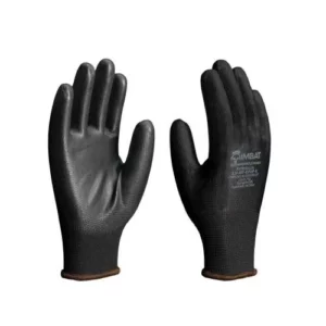 Luva Helanca Pu Preta Tam.10 "xg"  Imbat - Imagem 1