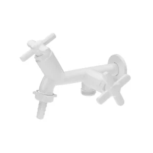 Torneira Maq Lavar Sicilia Branca Herc