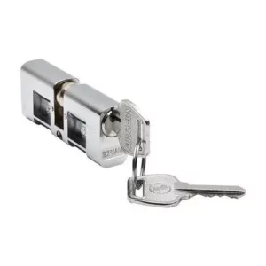 Cilindro 50mm Py Za/za Cromado 2chaves C/pf Papaiz - Imagem 1