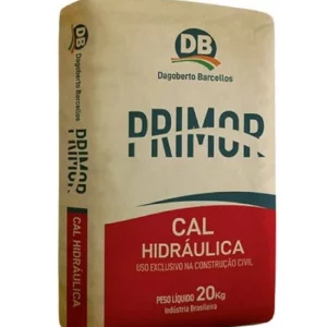 Cal Hidráulica 20kg Primor Dagoberto Barcelos - Imagem 1