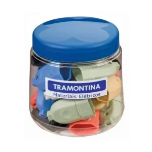 Pino Fêmea 2p 10a - Pote 24 Peças - Tramontina