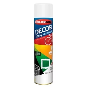 Spray Decor Multiuso Branco Fosco (884) - Colorgin - Imagem 1