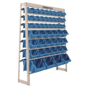 Kit Estante+gaveteiro Mista - 49 Peças Azul -  Presto