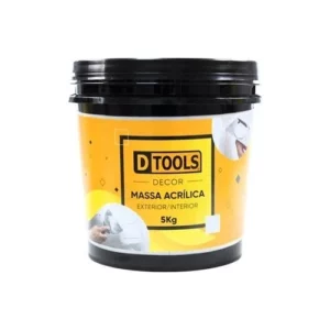 Massa Acrílica  Gl - 5kg  - Linha Decor - Dtools