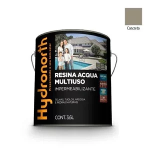 Resina Acqua Color Multiuso Concreto - Galão 3,6 Litros - Hydronorth