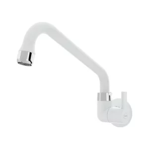 Torneira Cozinha Parede Bica Baixa Confort Branco - Blukit