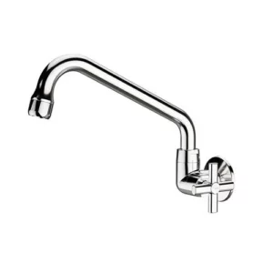 Torneira Cozinha Parede Bica Baixa Lume Cromado - Blukit