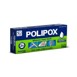 Massa Epóxi Polyepox 100 Gramas - Pulvitec