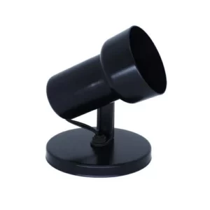 Spot Caneca 1 Lâmpada em Pvc - Preto - Opl