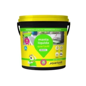 Manta Líquida Branca Galão 4,5kg - Quartzolit