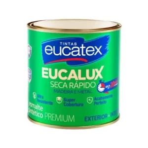 Tinta Eucalux Esmalte Marrom - 225ml - Eucatex