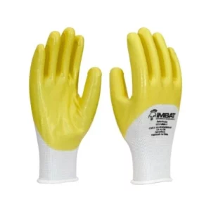 Luva em Algodão Nitrílica Amarela 10 (eg) - Imbat